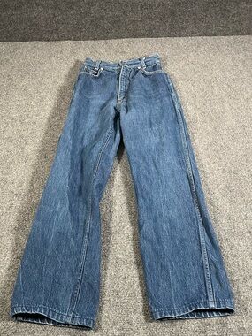 Vintage Clouds Jeans Women’s Size 22x27 Denim 60s 70s Medium Wash Retro USA